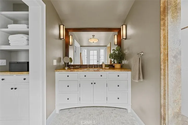 Custom cabinet in Main bath