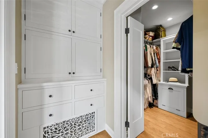 Tons of storage in Main bedroom.