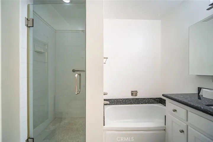 Tub and walk-in shower