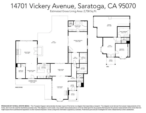 14701 Vickery Avenue, Saratoga, California 95070