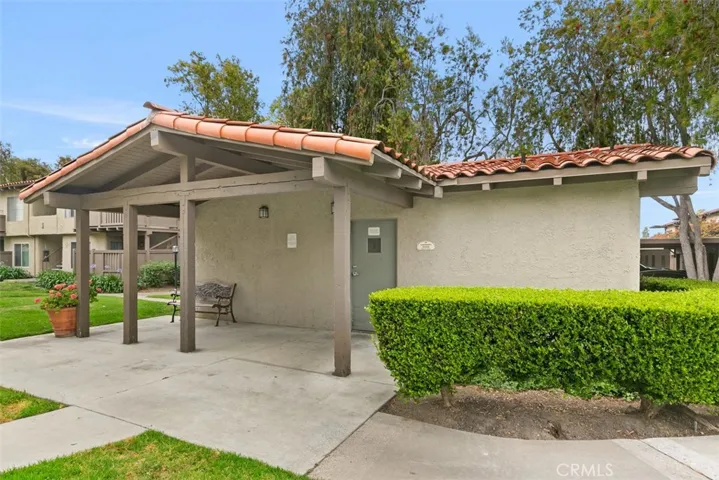 One of two laundry facilities on the property
