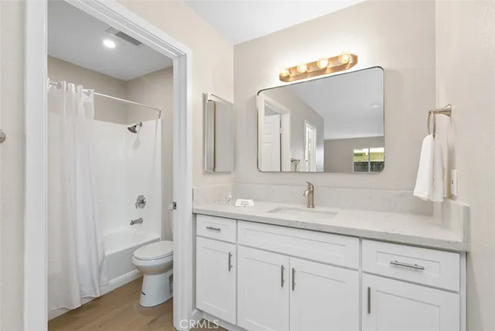 Brand new quarts counter and vanity