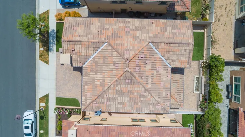 South is located at top of screen; Callum Drive and front of home is on east; backyard on west