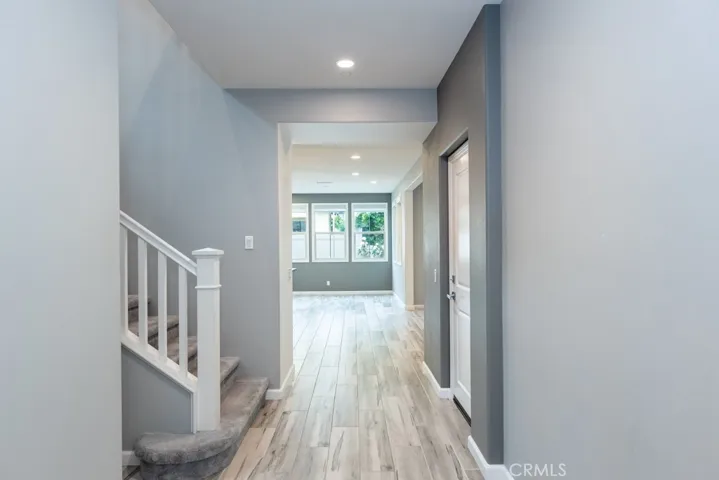 Just inside front door