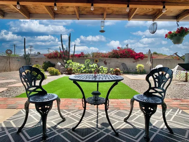 Covered Rear Patio