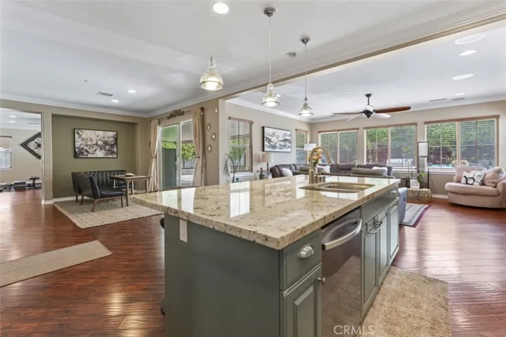 Open concept living space
