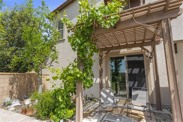 Private Patio off Dining Room