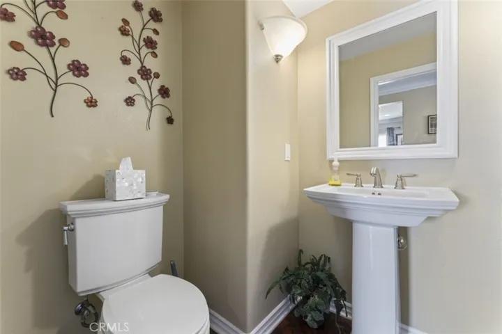 Downstairs half bath