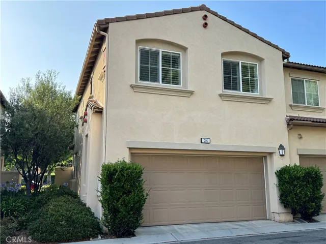 Rear of unit and garage