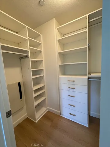 Master walk-in closet