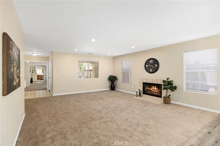 Great Room with new LED recessed lighting