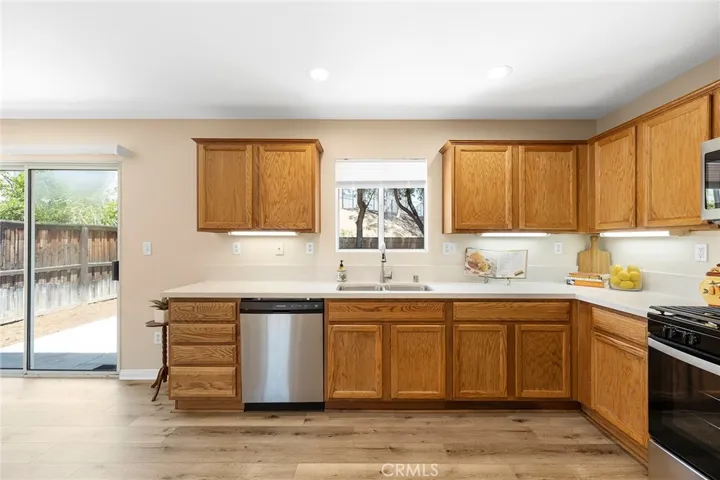 New stainless appliances