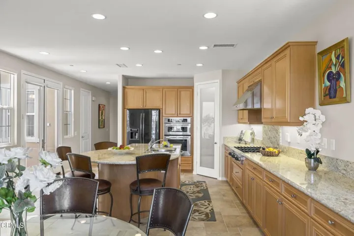 Kitchen with Ample Counterspace and Larg