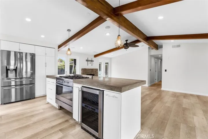Kitchen with top end appliances