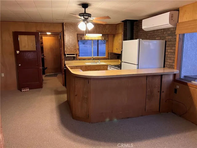 kitchen from the dining nook.