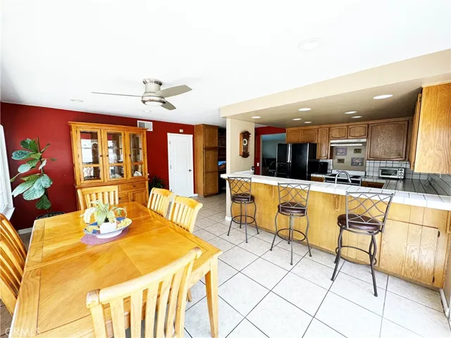 Kitchen/Dining and Family Room