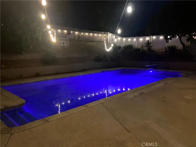 Pool at Night
