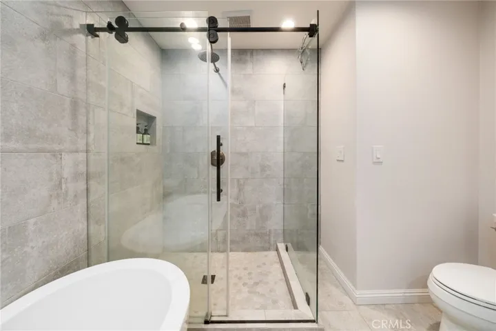 Walk-in shower in Master Bathroom