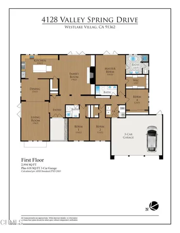 4128 Valley Spring - Floor Plan - UNBRAN
