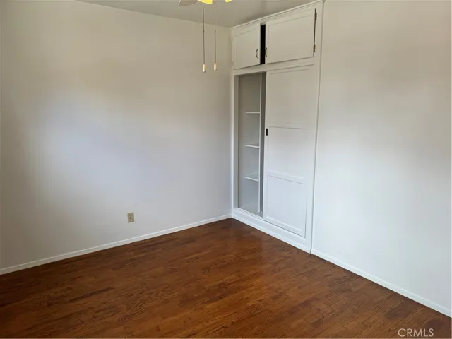And a full size closet not often found in beach bungalows