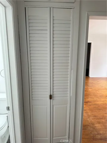 There is still more storage in the form of a linen closet in the hallway