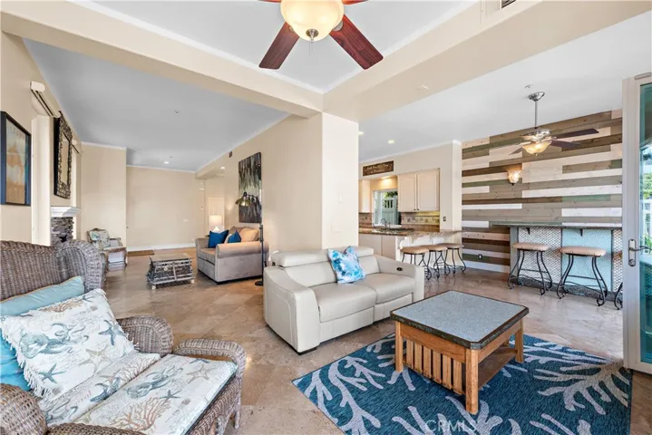 Open concept family & living room.