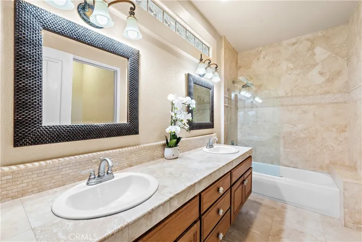Jack & Jill bathroom.