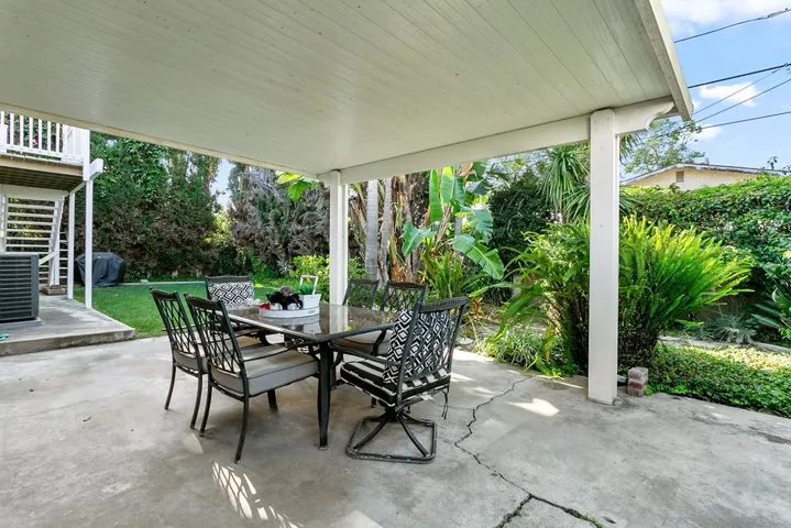 Maintenance free patio cover.