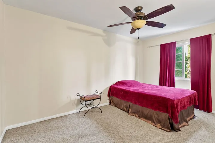 Upstairs apartment bedroom.