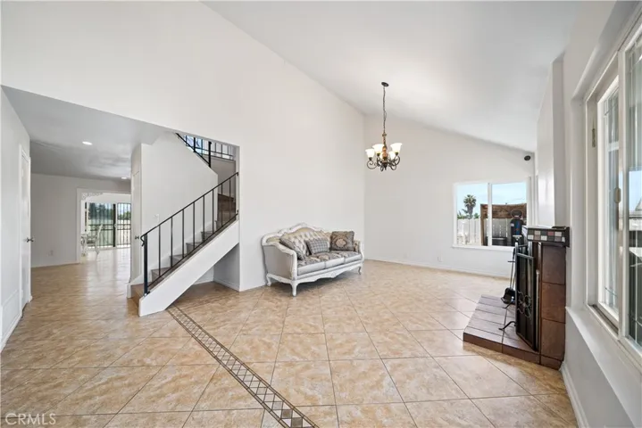 Living room and hallway
