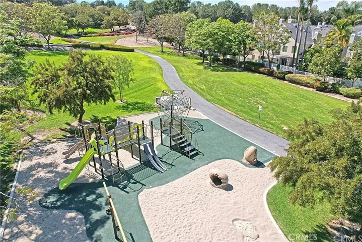 Park next door has a playground