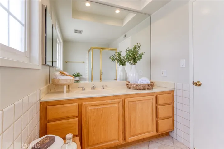 Primary bath with shower