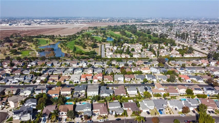 Overhead view of College Park East ~ fine homes built by S&S Construction~