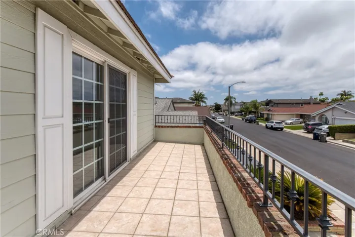 Balcony off of the Primary Suite