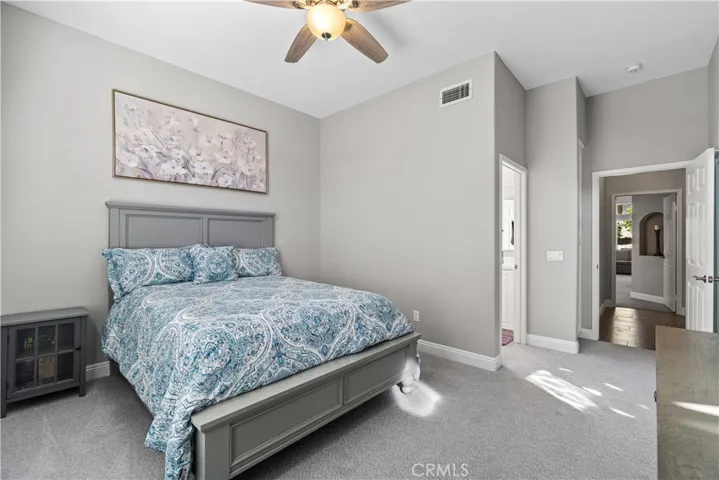 Guest Bedroom w/View to Ensuite Bathroom
