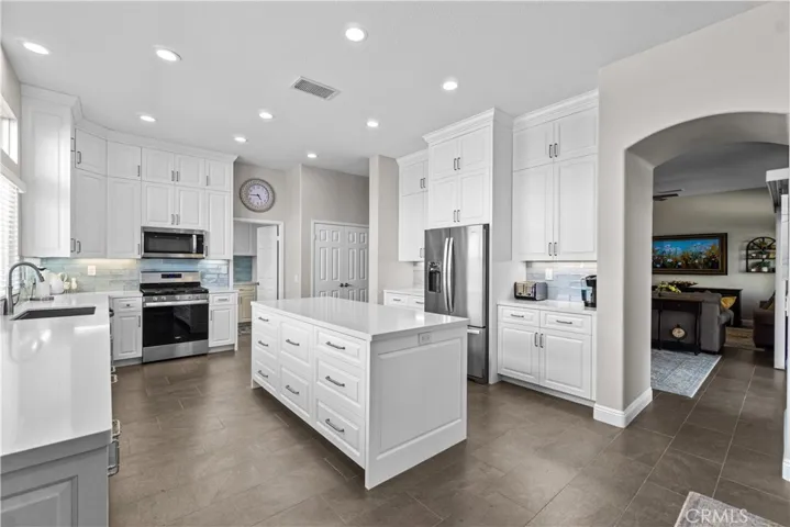 Kitchen w/View to Living Room