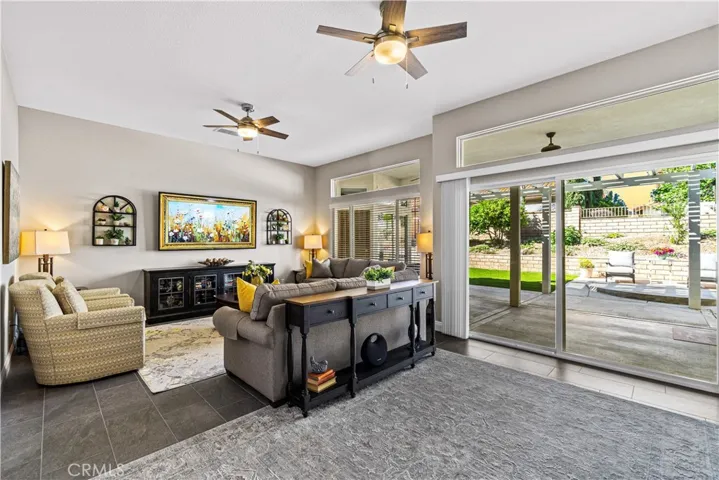 Living Room Overlooking Backyard