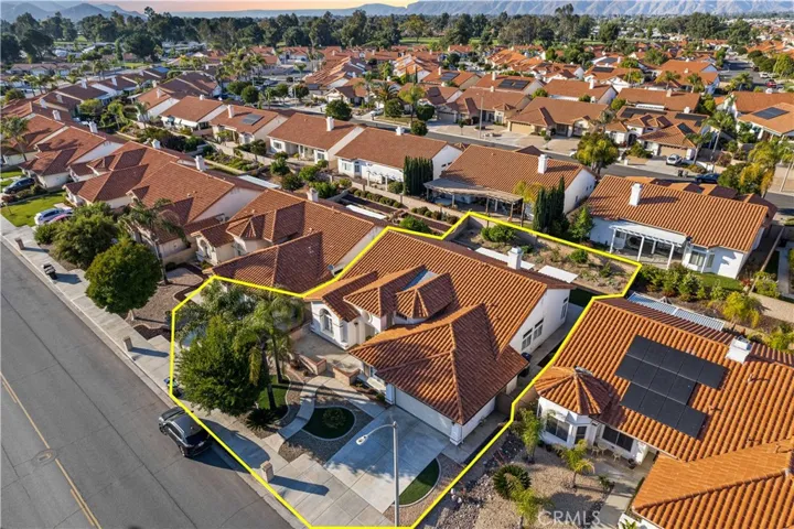 Aerial Front View of Home