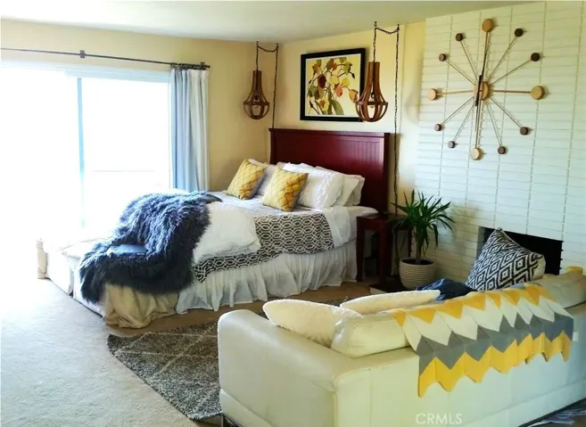 Master Bedroom and fireplace