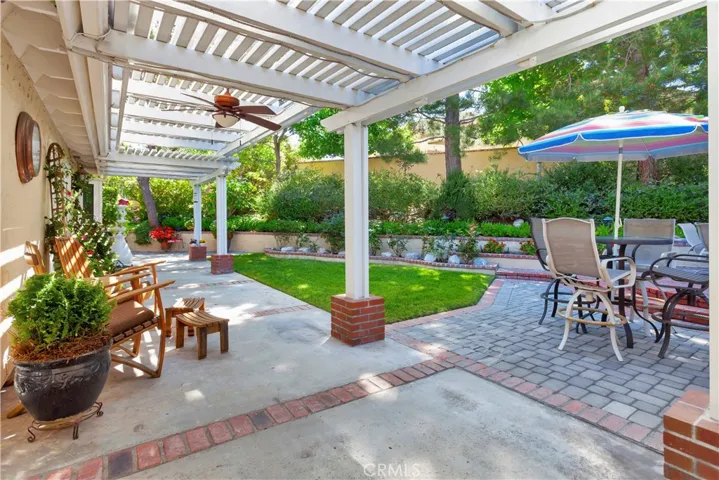 Shaded Area with Aluminum Patio Cover