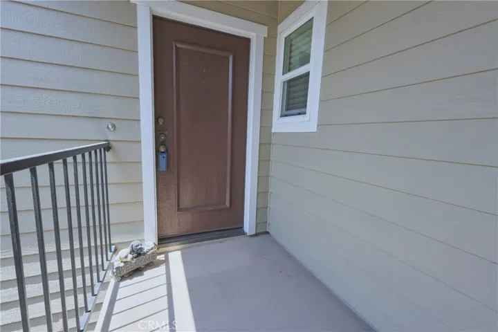 Entrance to the unit