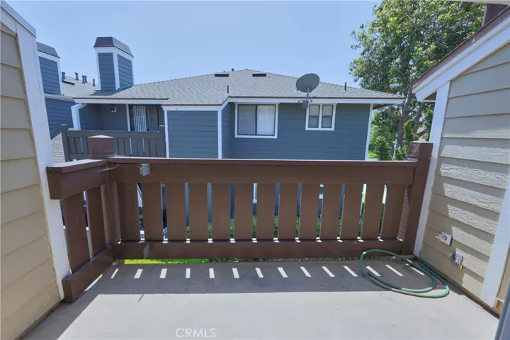 Balcony view off of living room