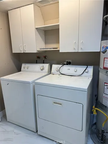 Washer and dryer included!