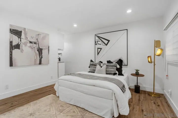 320 Sq Ft ADU was permitted as a Rumpus room with a full bath. Kitchenette has a wet bar sink.