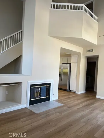 Fireplace in living room
