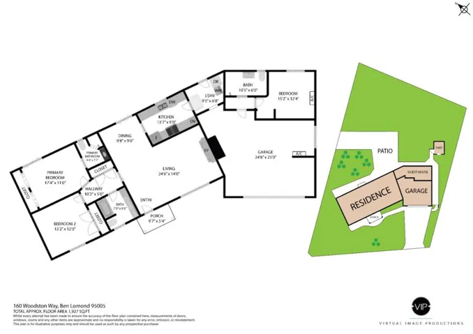 160 Woodston Way, Ben Lomond, California 95005