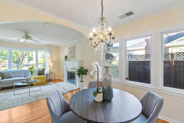 Dining Room overlooking Living Room