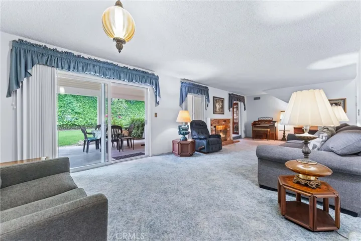 Living Room Opens into Backyard