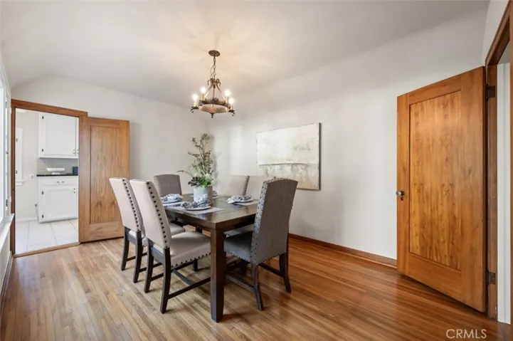 Formal dining room.