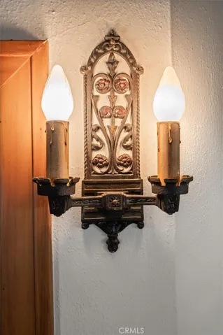 Original wall sconce.